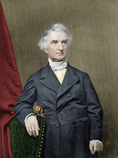ドイツの化学者、ユストゥス・フォン・リービッヒ男爵（1803-1873）。 作： Unknown artist