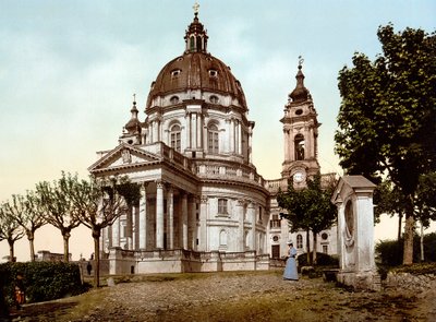1890年、イタリアのトリノ（Torino）にあるBasilica della Superga（Basilica of Superga）。 作： Unknown artist