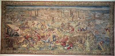 パヴィアの戦い。タペストリー。17世紀。ナポリ、カポディモンテ美術館。 作： Unknown artist