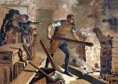 ベルナール・パリシー（1510-1589）は、フランスの陶芸家で、エナメルの融合に取り組んでいました。 作： Unknown artist