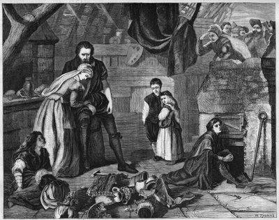 ベルナール・パリシー（1510-1590）：フランスのエナメル職人、陶器を安く売るよりも壊すことを好む。"The Illustrous Universe "のエングレーヴィング 作： Unknown artist