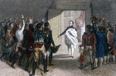 皇帝ナポレオン1世（1769-1821）の息子、ローマ王（ナポレオン2世）の誕生 作： Unknown artist