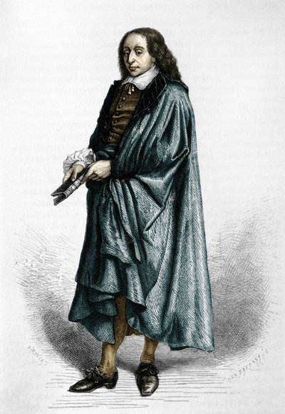 ブレーズ・パスカル（1623-1662）：フランスの数学者、物理学者、作家。 作： Unknown artist