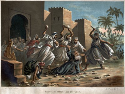 祝福されたレイモン・ルルは、カタルーニャ語ではRamon Llull、スペイン語ではRaimundo Lulio (Lullo) (ルル)カタルーニャの哲学者、神学者、詩人(1235年から1315年)として亡くなりました。 作： Unknown artist