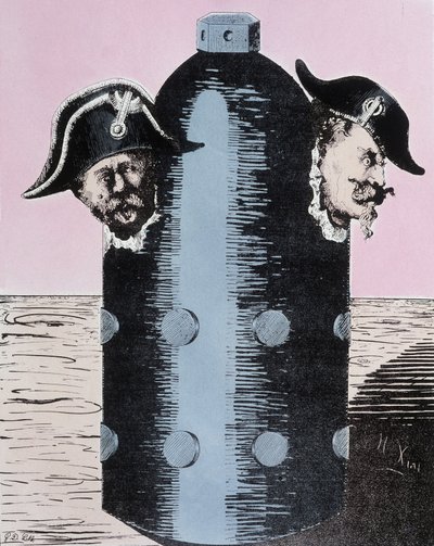 パリ・コミューンに関する漫画：「パリ市民のイースターエッグ」1871年。 作： Unknown artist