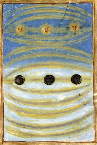 アンヌ・ド・ブルターニュの死の日に見られた天空のサイン 作： Unknown artist