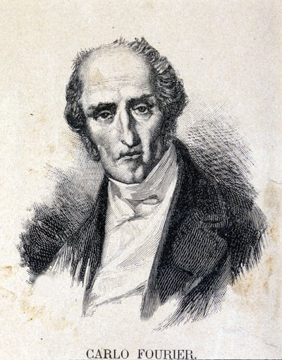 シャルル・フーリエ（1772-1837）：フランスの哲学者・経済学者。 作： Unknown artist