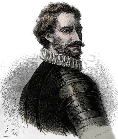 Charles III, Duke of Bourbon - Charles III de Bourbon - Charles de Montpensier (1490-1527), Duke of Bourbon and Connetable of France（ブルボン公爵、フランスのコネタブル）。19世紀のエングレーヴィング。 作： Unknown artist
