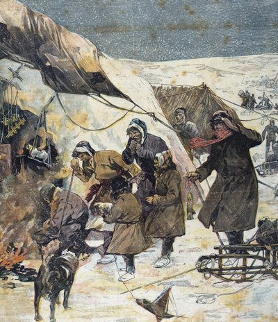 1903年、グローランドのクリスマス。 作： Unknown Artist