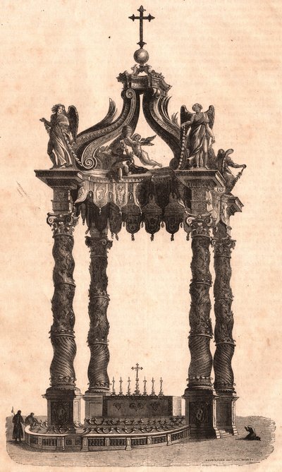 イタリア、ローマのサンピエトロのシボリウム 作： Unknown