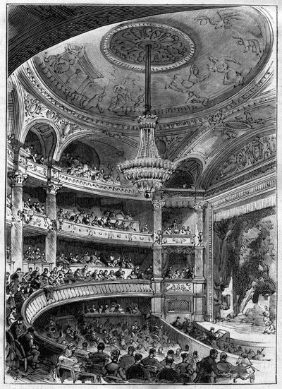建築家ポール・ジャン・ジオン（1838-1904）が1877年から1883年にかけて建設したアルジェリアのコンスタンティヌス劇場 - 劇場 作： Unknown artist