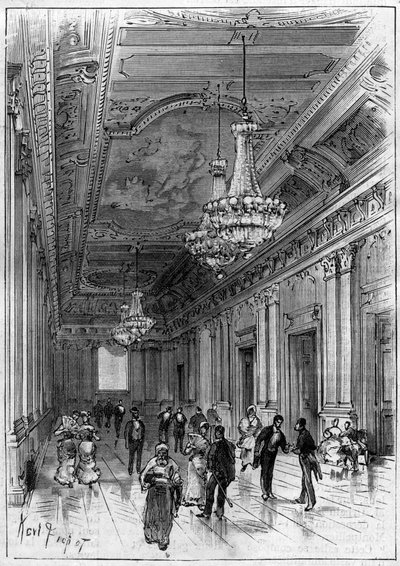 建築家ポール・ジャン・ジオン（1838-1904）が1877年から1883年にかけて建設したアルジェリアのコンスタンティン劇場 - アクセスギャラリー 作： Unknown artist