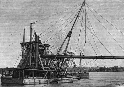 パナマ運河の建設-パナマ地峡の掘削 作： Unknown artist