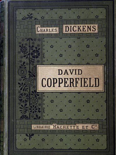 チャールズ・ディケンズ著「David Copperfield」の表紙（1890年頃） sd. 作： Unknown artist