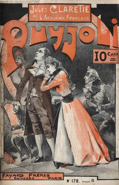 ジュール・クラレティ（1840-1913）の小説「Puyjoli」（1890年）の表紙。 作： Unknown artist