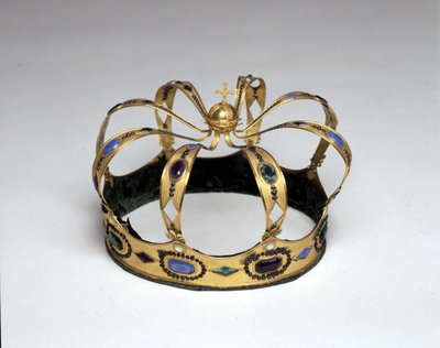 ナポレオン・ボナパルト（1769 - 1821）によるイタリア王の金と宝石の王冠。リソルジメント博物館。ミラノ 作： Unknown artist