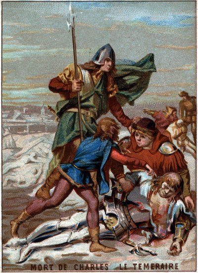 ブルゴーニュ公シャルル・ザ・テメレール（1433-1477）の死去 作： Unknown artist