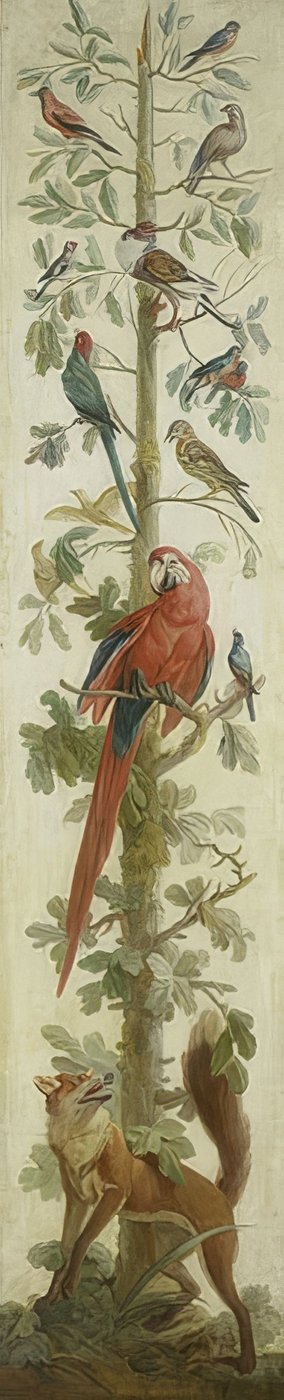 動物と装飾的なイラスト。 1760-1800 作： Unknown