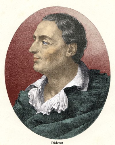 ドゥニ・ディドロ（1713-1784）。 作： Unknown artist