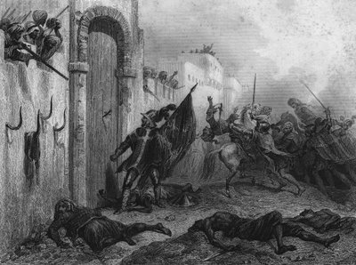 1541年10月にシャルル5世がアルジェを包囲した際、マルタ騎士であるフランス人のポン・ド・バラゲール卿は、門のバブ・アズーンに短剣を仕込み、こう言った。"我々は戻ってくる」と言った。レオン・ガリベール著「L