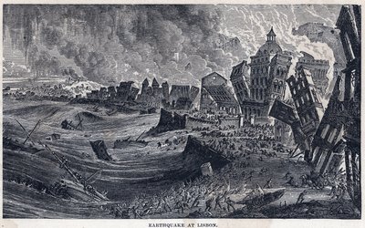 1755年11月1日のリスボンからポルトガルにかけての地震 作： Unknown artist