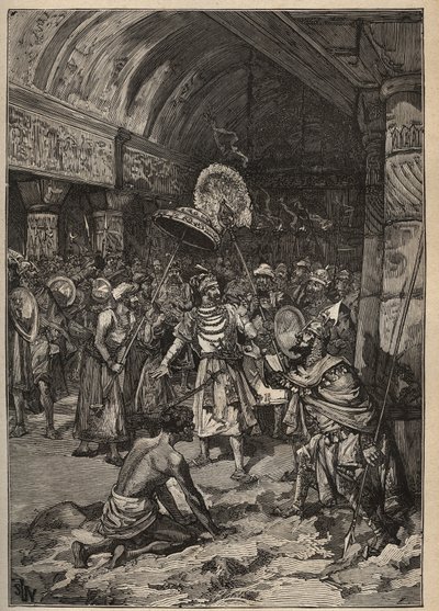 有名なダイヤモンドラホールのマハラジャ、ランジット・シン（1780-1839）がコー・アイ・ノール・ダイヤモンド（Koh i Nor, Kuh-e Nur, Kuh e Nur, Koh-i-noor, Koh i Noor）を譲り受けた。Adolphe BITARDの "Les arts et metiers illustres "に掲載された1885年のエングレーヴィング。 作： Unknown artist