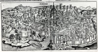 1470年のフィレンツェ。 作： Unknown artist