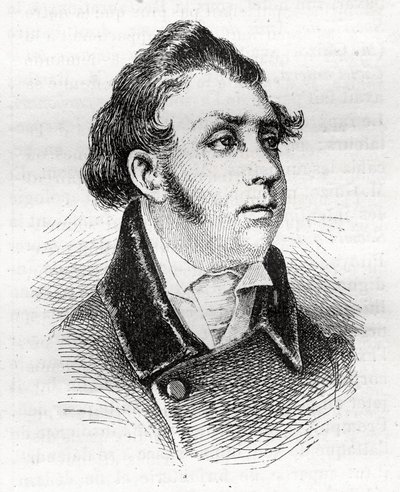 フランソワ・シャルル(Francois-Charles) Dulong - フランスの法律家、政治家 - 1792-1834 - エッチング 作： Unknown artist
