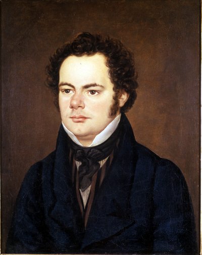 フランツ・シューベルト（1797〜1828）、ウィーンの音楽友の会に保存されている肖像画。 作： Unknown artist
