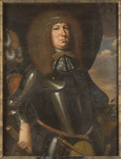 Frederic II de Hesse Hombourg - Landgrave Frederick II of Hesse-Homburg (1633-1708)の肖像、匿名 .キャンバスに油彩、17世紀後半。寸法：107,5x83,5 cm。ストックホルム国立博物館 作： Unknown artist