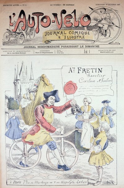 Fretin: savetier, carleux, shoes - 12/12/1897, Bibl.de la ville de Parisの "l