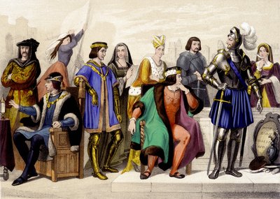 1461年から1515年まで。ルイ11世、シャルル8世、ルイ12世、フランソワ1世。 作： Unknown artist