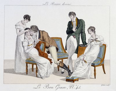ゲーム：「当てずっぽうのキス」-「le Bon genre」45号掲載 作： Unknown artist