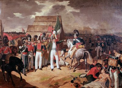 アントニオ・ロペス・デ・サンタ・アンナ将軍（1794-1876） タンピコでのスペイン軍との戦いで活躍したメキシコ軍人・政治家 作： Unknown artist
