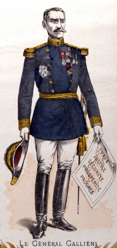 ジョセフ・ガリエーニ将軍（1849～1916年）、フランス元帥 作： Unknown artist
