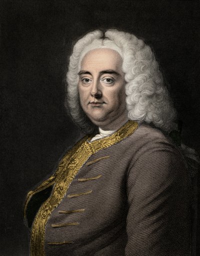 ジョージ・フリデリック・ヘンデル (George Frederick Handel, Georg Friedrich Handel) 作： Unknown artist
