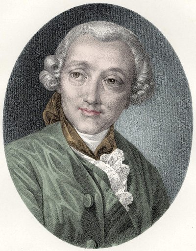 Germain Soufflot（1713-1780）、フランスの建築家 作： Unknown artist