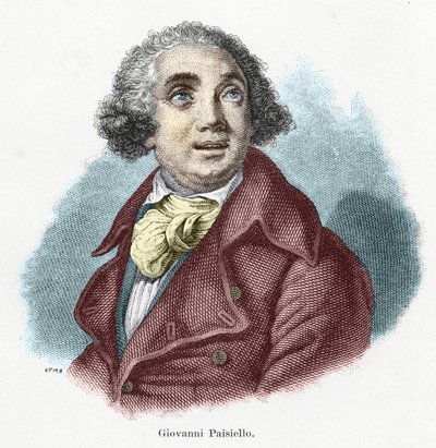 Giovanni Paisiello (or Paesiello) (1740-1816)、イタリアの作曲家。 作： Unknown artist