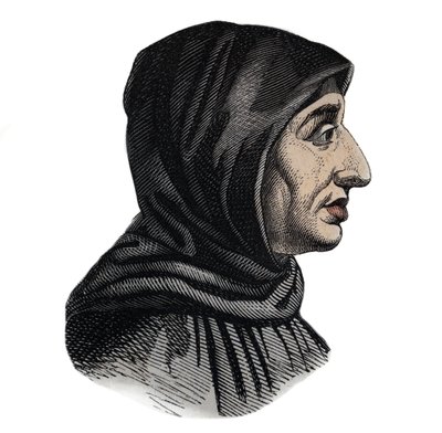 Girolamo Savonarola (1452 -1498) イタリアのドミニコ会司祭、フィレンツェの指導者 - Jerome Savonaroleの肖像 (Girolamo Savonarola (1452 -1498), イタリアのドミニコ会司祭、改革者 作： Unknown artist