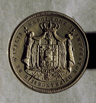 ナポレオン1世時代のイタリア王国の金印 作： Unknown artist