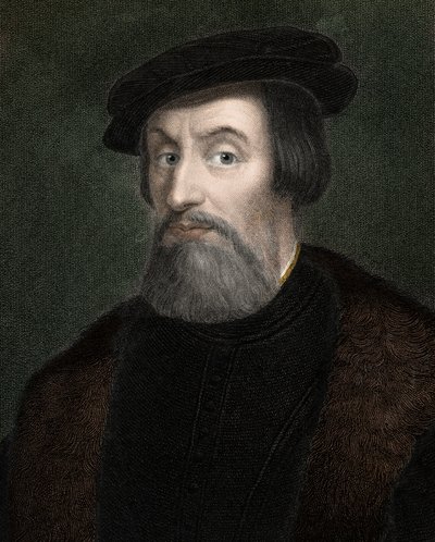 HERNANDO (Hernan) CORTES (Cortez) (1485-1547) イギリスのメキシコ征服者 - 彫刻 - 19世紀 作： Unknown artist