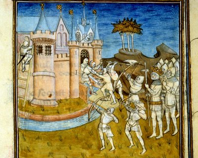 Henri 1er (1008 - 1060) は1054年にWilliam the Conqueror (1027 - 1087) の軍隊と戦った-14世紀後半の「Grandes chroniques de Saint-Denis」に記載されている（参考文献512 作： Unknown artist