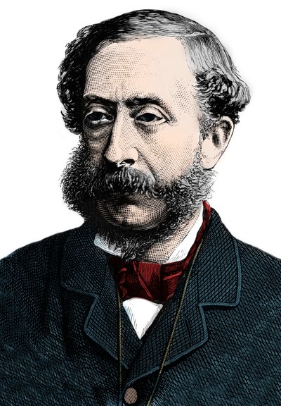 カーナーヴォン第4伯爵ヘンリー・ハワード・モリニュー・ハーバート(1831-1890)の肖像 - エングレービング 作： Unknown artist