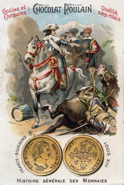 フランスの歴史。三十年戦争中のマンチュア継承戦争（1628-1631年）。国王ルイ13世（1601-1643）とリシュリュー枢機卿（アルマン・ジャン・デュ・プレシ）を代表するパ・ド・スーズ（スーサ）の戦いは 作： Unknown artist