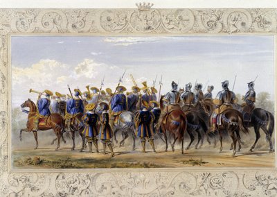 Horseback Guards - J. Whatmanの「Knight of England」に掲載されています。T. M