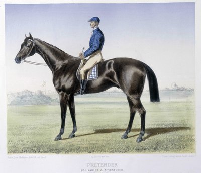 ホースバック・ライディングプリテンダー、英国ダービー優勝 作： Unknown artist
