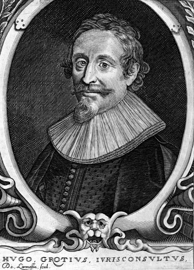 Hugo Grotius (1583-1645) (Huig de Groot)、オランダの弁護士、外交官。 作： Unknown artist