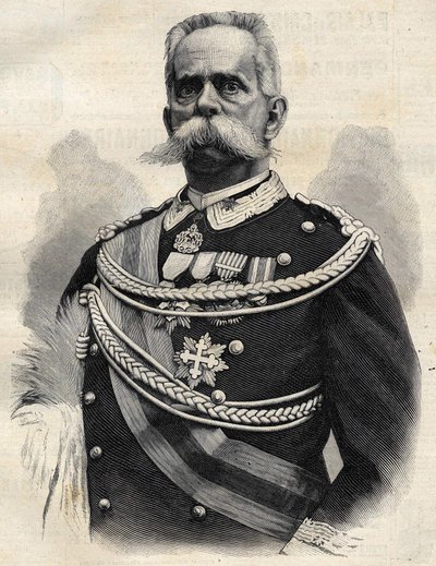 ハンバート1世（1844-1900）、イタリア王。 作： Unknown artist