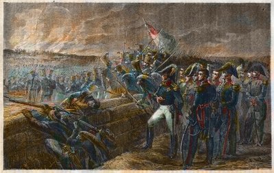サン・ルイの10万人の息子たち - トロカデロの戦いにおけるフランス軍の包囲網 - 1823年8月31日 - スペイン遠征 - トロカデロの戦い 作： Unknown artist