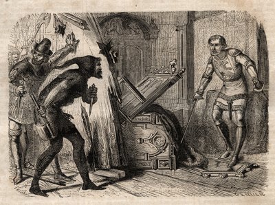 1345年に暗殺されたJacob Van Artevelde (1290-1345) - ゲントの賢人として知られるJacques (Jacob) Van Artevelde (1287 - 1345) は、1345年にゲントのブルジョアたちの一撃を受けて倒れた - "Illustrous People